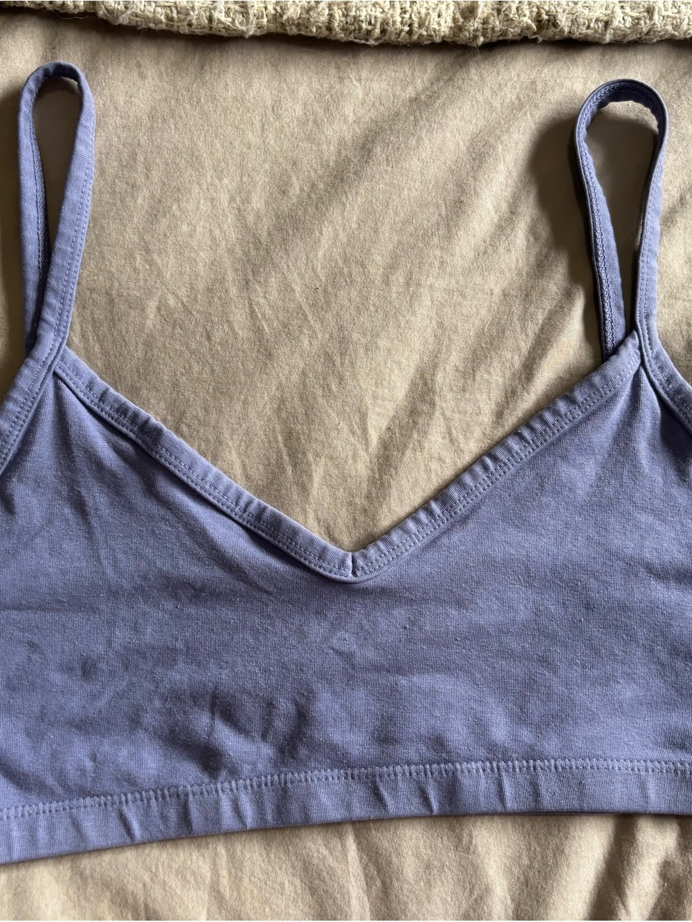 Jungmaven Hemp Bralette in Limited edition colour - rain washed.